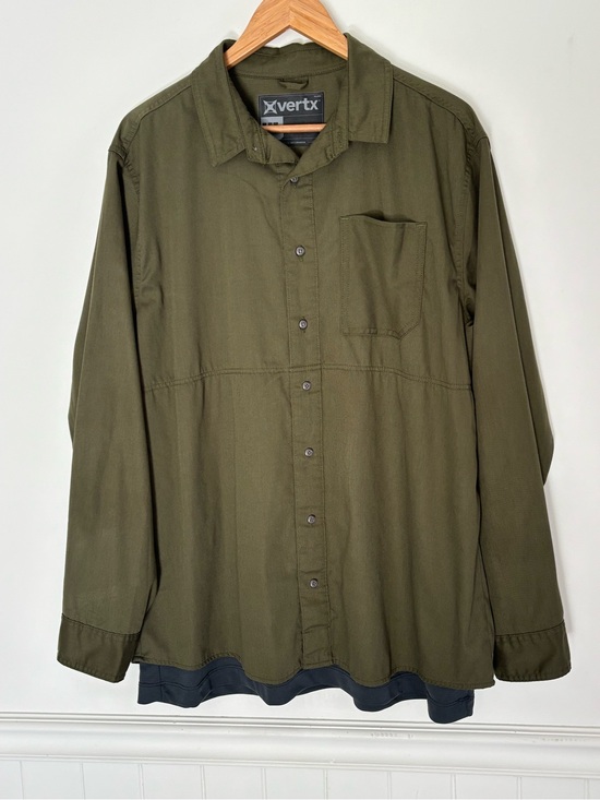 Vertx Other - Vertx Men's Tactical Button Up Shirt Green Layered Outdoor Guardian Size XL *b70